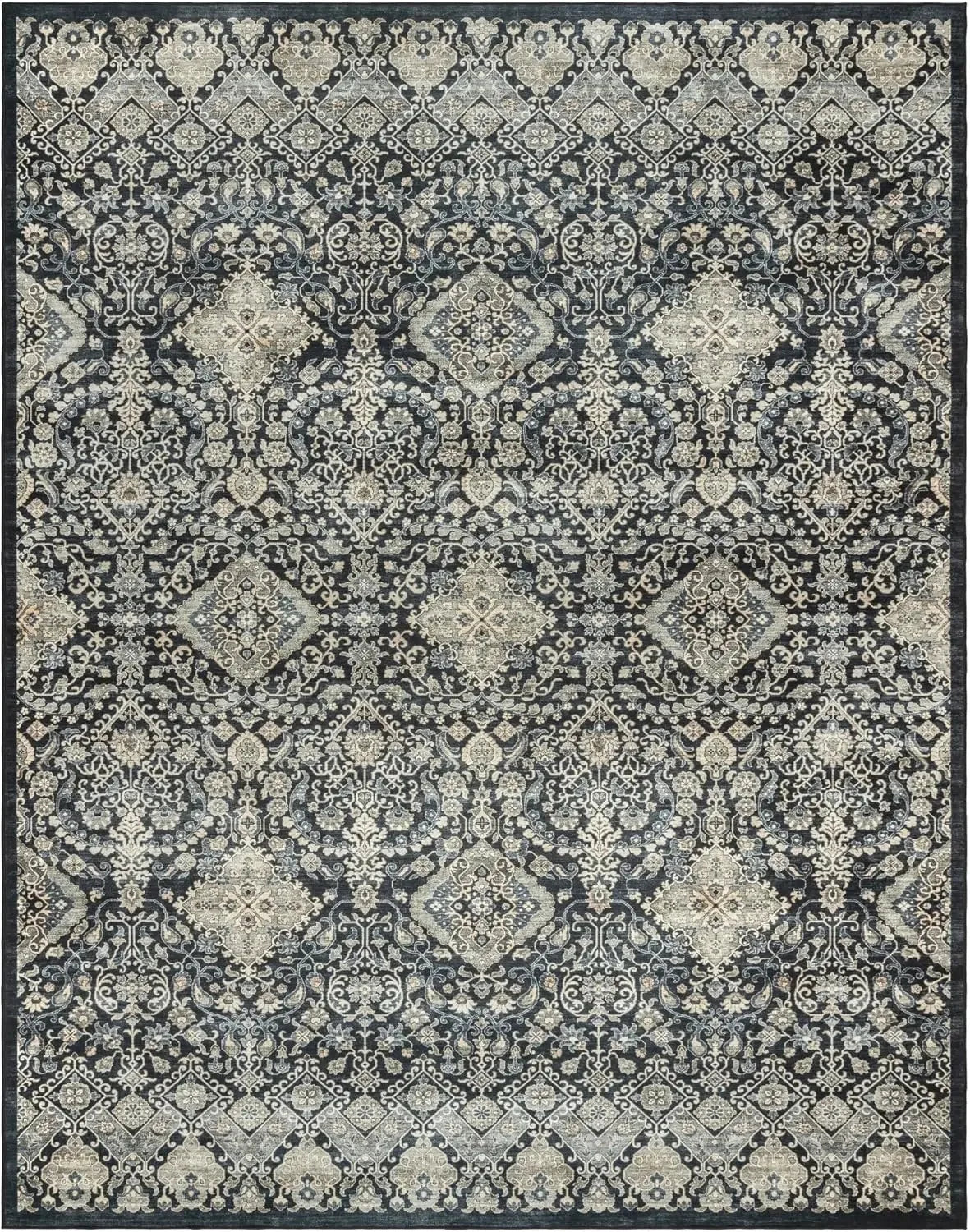 Navak Carpet Exclusive Picks Bohemian Style Loop-Pile Rug - Ultra-Thin, Stain-Resistant, Non-Slip Carpet for Living Room & Office, Soft Floor Mat