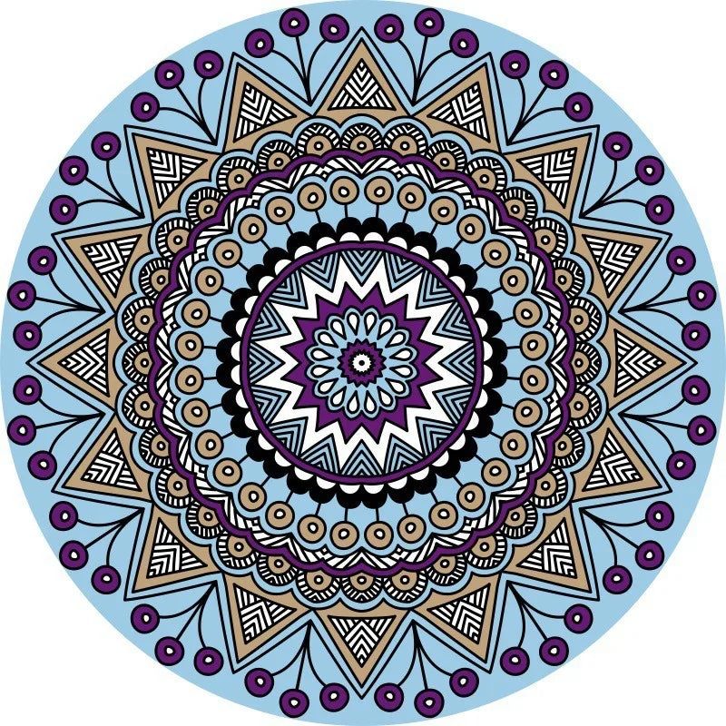 Navak Carpet Ethnic Retro Persian Bohemian Carpet Washroom Floor Mat Living Room Carpet Rug for Bed Room Living Room Decoration