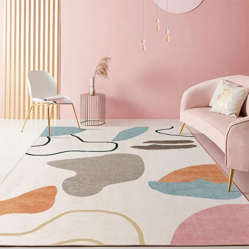 Navak Carpet Nordic Light Luxus-Teppich – Großer Wohnzimmerteppich | Für unter Sofa und Couchtisch, Schlafzimmer- und Lounge-Dekor