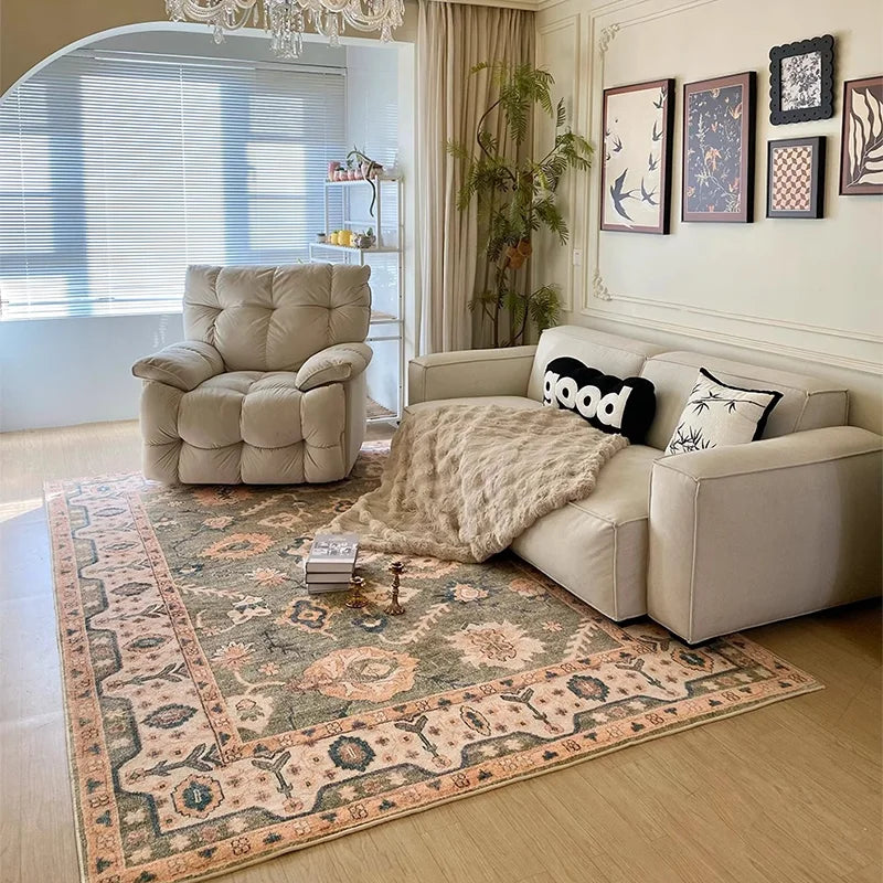 Navak Teppich Retro Wohnzimmer Teppich Französisch Luxus Schlafzimmer Plüsch Teppiche Mode Hause Große Bereich Sofa Kaffee Tisch Boden Matten Ковер Tapete 러그
