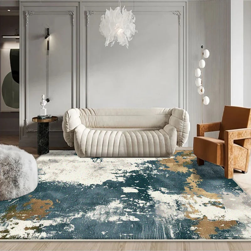 Navak Carpet Modern Abstract Carpets for Living Room Decoration Light Luxury Rug 200x400 Large Bedroom Lounge Rugs Coffee Table Non-slip Mat
