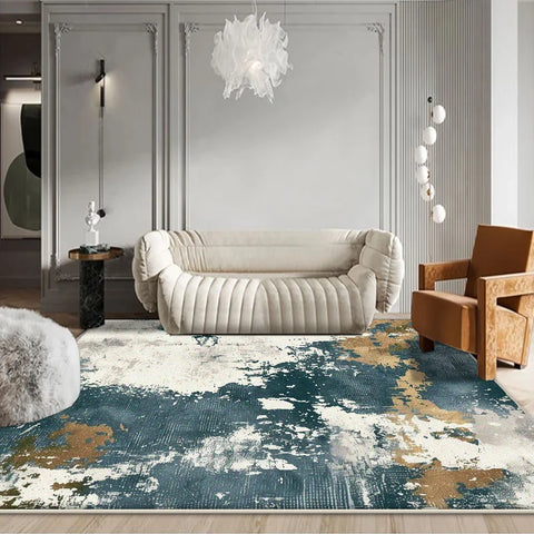 Navak Carpet Modern Abstract Carpets for Living Room Decoration Light Luxury Rug 200x400 Large Bedroom Lounge Rugs Coffee Table Non-slip Mat