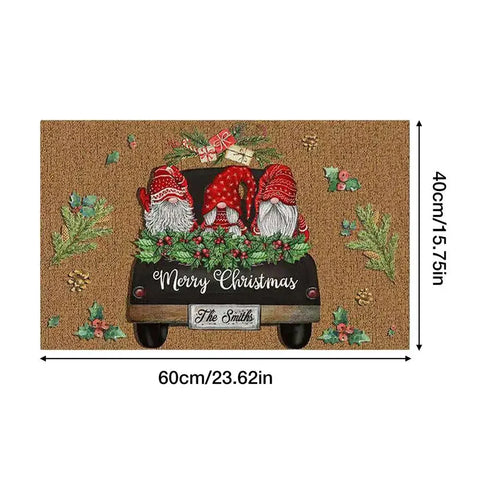 Navak Carpet Exclusive Picks Christmas Welcome Gnome Doormat Indoor Outdoor Entrance Carpet Home Decor Hallway Kitchen Living Room Floor Mat
