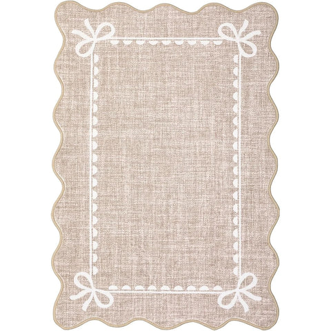 Navak Teppich, rosa Teppich für Wohnzimmer, Schlafzimmer, Nachttisch-Fußmatten, lange Streifen, weicher Plüschteppich, maschinenwaschbar, faltbar, große Fläche, Matte 거실카페트