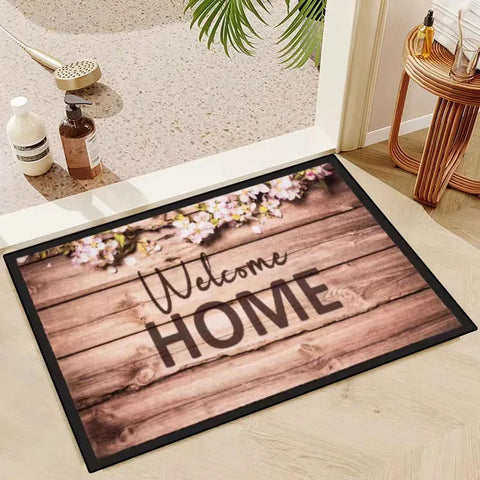 Navak Teppich Kristallflor Teppich Wohnzimmer Schlafzimmer Küche Eingangsbereich Rutschfeste saugfähige waschbare Matte Rechteckige Bodenteppichmatte