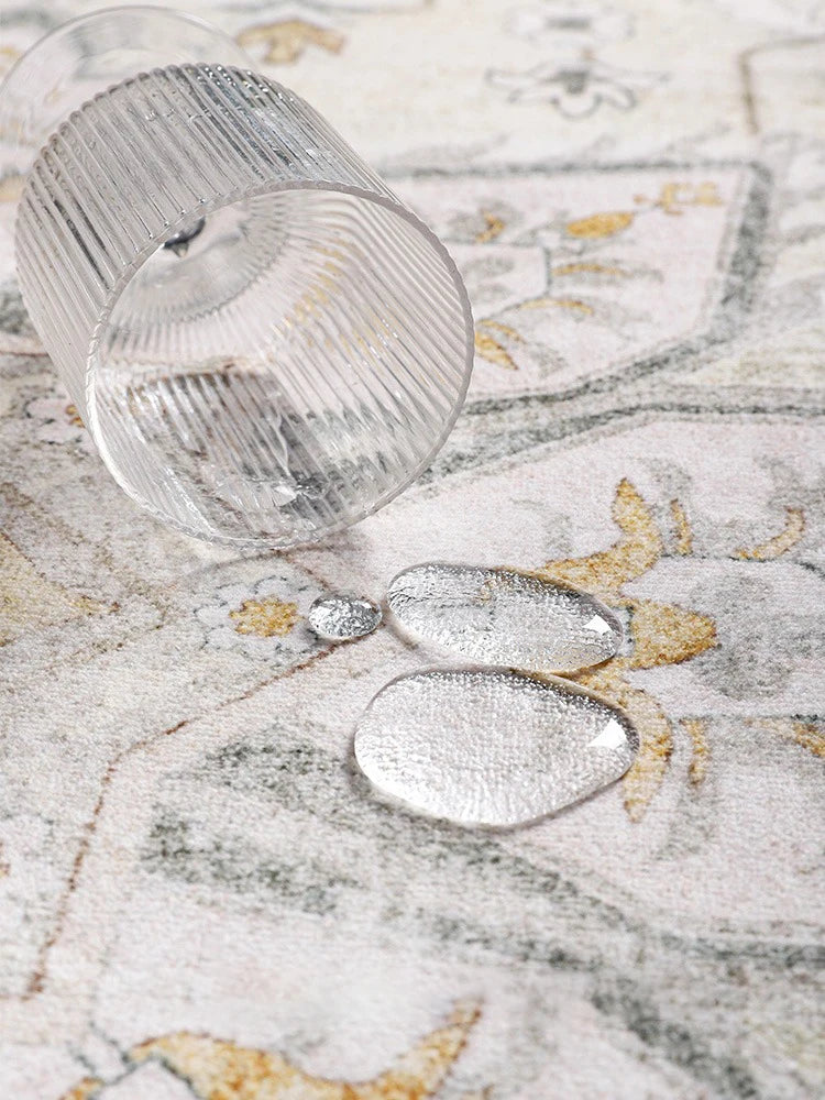 Navak-Teppich, grüner Abzeichen-Teppich, elegante Perserteppiche, Wohnzimmer, Schlafzimmer, dekorative Teppiche, rutschfest, weicher Gebetsteppich, maschinenwaschbarer Teppich