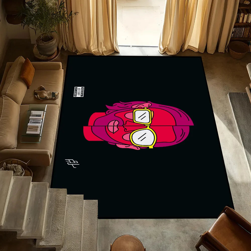 Navak Carpet Door Mat q-Qlf Anti-Slip Kitchen Bedroom Handmade p-PNL Tufted Rug Carpet singer Living Rapper Room Entrance Decoration