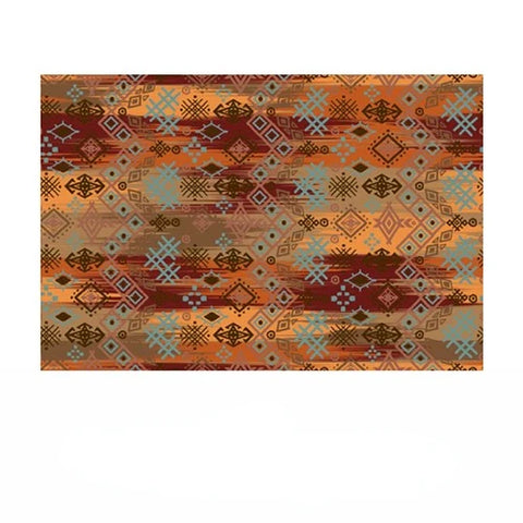 Navak Teppich KristallsamtteppichBohemian Muster Dekorativer Wohnzimmerteppich Tribal Style Marokkanischer Luxus Persischer Schlafzimmerteppich Geometrisch A