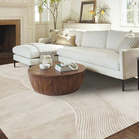 Navak-Teppich, japanische minimalistische Wohnzimmerdekoration, Plüschteppich, weiche Teppiche für Schlafzimmer, Lounge-Teppich, rutschfeste, flauschige Matte, großflächige Teppiche