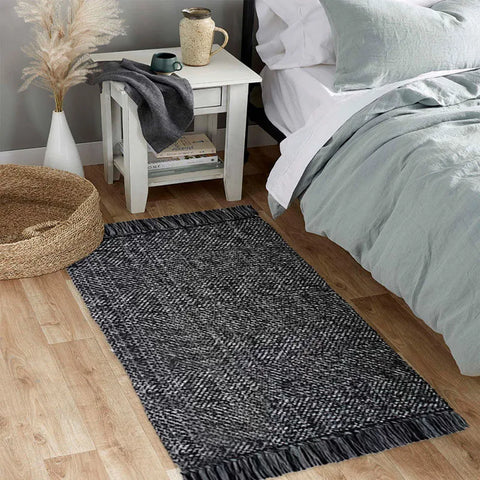 Navak Teppich, nordischer Baumwoll-Leinen-Teppich für Wohnzimmer, Schlafzimmer, Teppiche, Kinderzimmer, Nachttisch-Bodenmatte, wasserabsorbierende Badeteppiche, Fußmatte