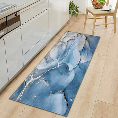 Navak Teppich Küche Bad Fußmatte Zuhause Wohnzimmer Balkon Schlafzimmer Nachttisch Bodendekor Langer Teppich Haus Flur Eingangstür Anti-Rutsch-Teppich