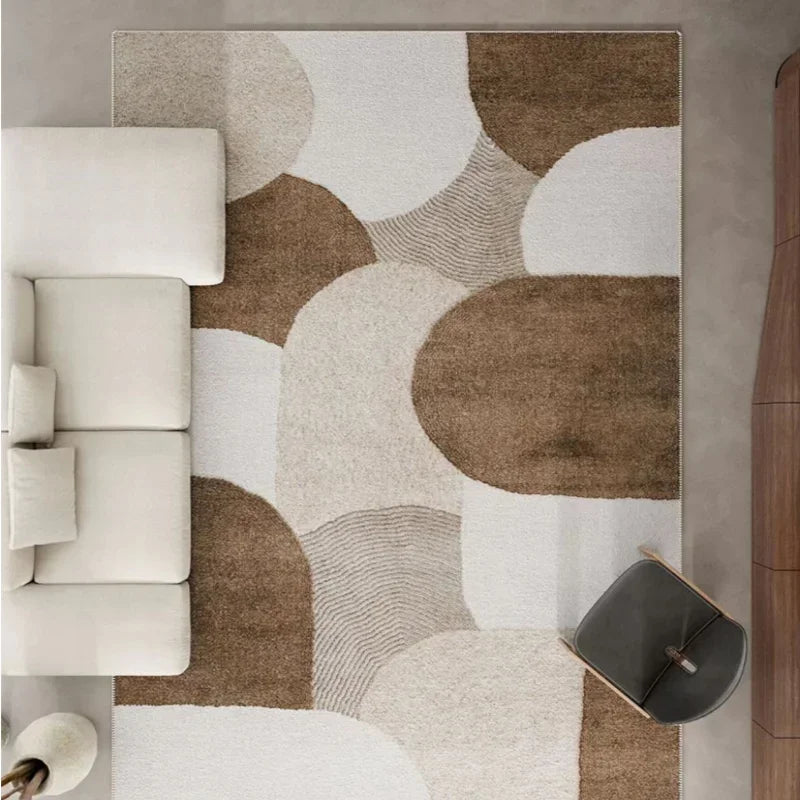Navak Carpet Exclusive Picks Leichter Luxus-Vliesteppich im skandinavischen Stil für Wohnzimmer, Schlafzimmer, Nachttisch, rutschfest, dekorativer Heimteppich