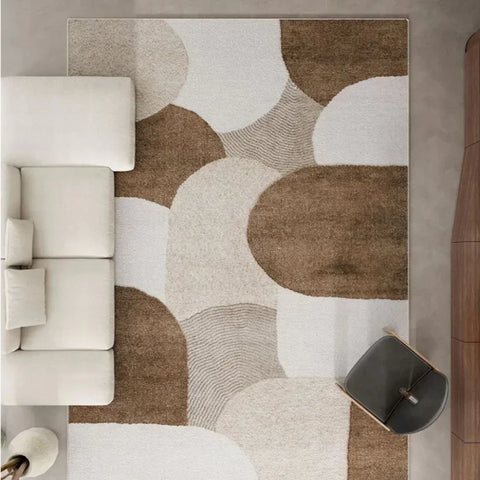 Navak Carpet Exclusive Picks Leichter Luxus-Vliesteppich im skandinavischen Stil für Wohnzimmer, Schlafzimmer, Nachttisch, rutschfest, dekorativer Heimteppich