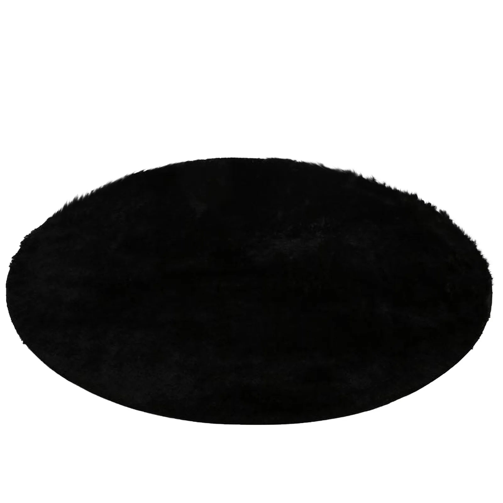 Navak Carpet Wool Imitation Sheepskin Rugs Faux Non Slip Bedroom Shaggy Carpet Mats Multi Color Solid Soft Circular Carpets