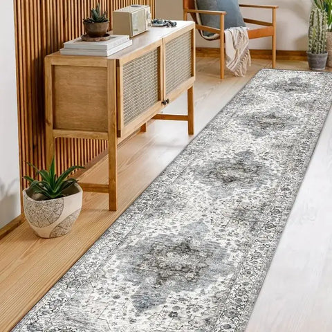 Navak Carpet Exclusive Picks Böhmischer Flurteppich, geometrisches Muster, Kristall-Samt-Bodenmatte, Eingang, Küche, Treppe, langer Teppich, Heimdekoration