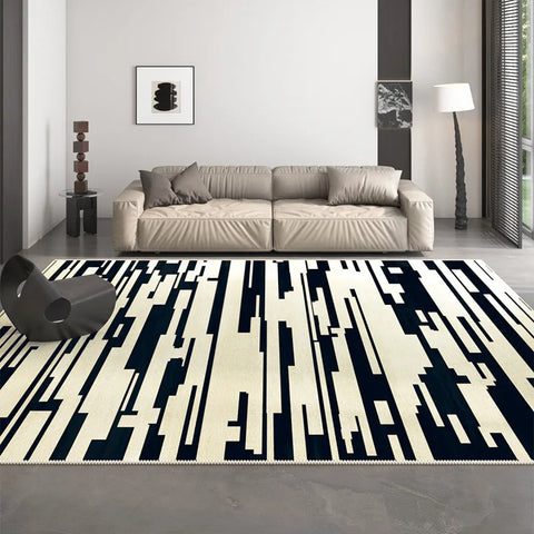 Navak Teppich, nordischer Stil, Teppiche für Wohnzimmer, waschbar, Schlafzimmer-Dekor, geometrisches Muster, luxuriöser Lounge-Teppich, große Bodenmatte für Zuhause