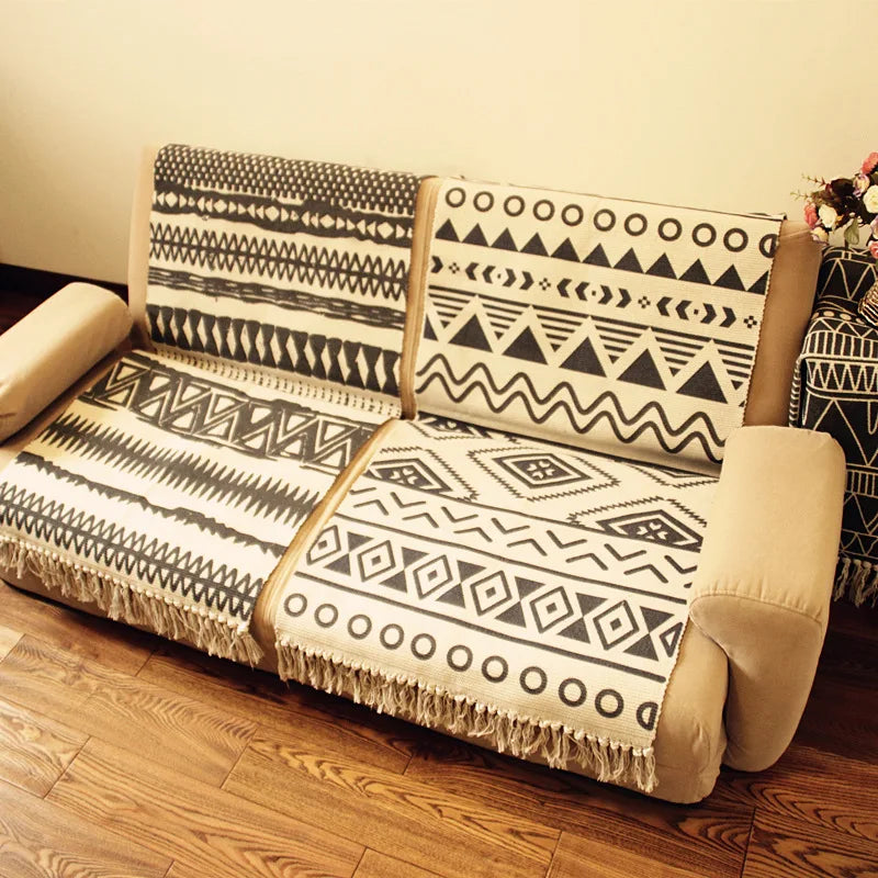 Navak Teppich, nordischer Teppich aus Baumwolle und Leinen, für Zuhause, Wohnzimmer, Sofa, Couchtisch, Decke, Schlafzimmer, Nachttisch, Bodenmatte, Fußmatte, maschinenwaschbar