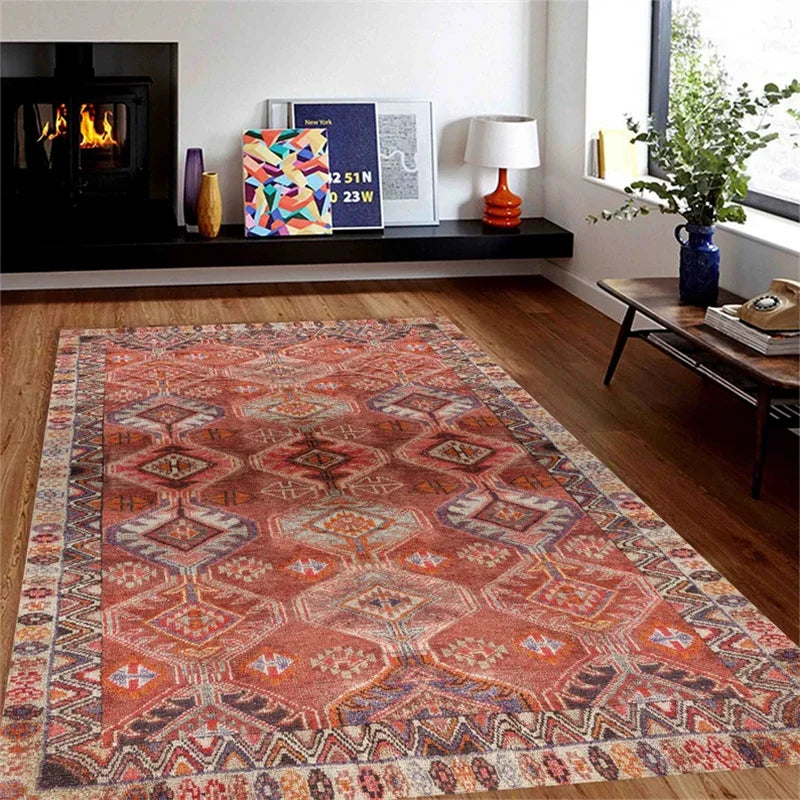 Navak Carpet Traditional Oriental Area Rug Geometric Distressed Living Room Kitchen Dining Area Rugs Ethnic Soft Bedroom Rugs Kitchen Rugs