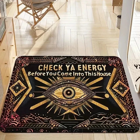 Navak Carpet 1 Stück Küchenteppich mit Zitronenmuster, rutschfeste Fußmatten, Pop-Art-Design, Wohnzimmerteppich, Badematte, Teppich für Zuhause, Waschbecken, Wäschedekor