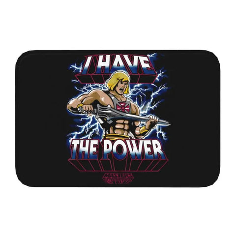 Navak Teppich-Falltür, Masters of the Universe, Fußmatte, rutschfest, für Bad und Küche, He Man, Willkommen, Garagentür, Boden, Eingangsbereich, Teppich