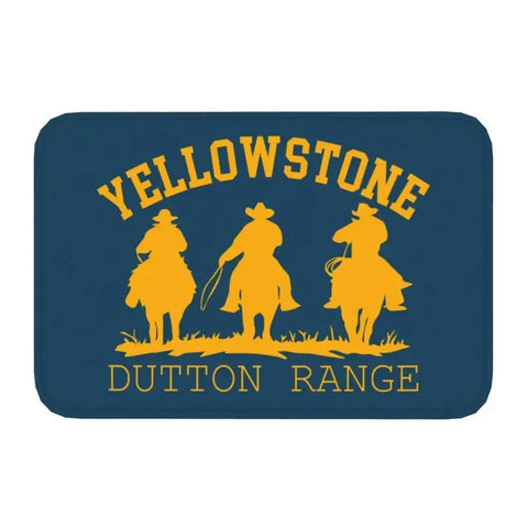 Navak Carpet Yellowstone Fußmatte für die Vordertür, rutschfest, für den Innenbereich, schnelltrocknend, Dutton Ranch, Fußmatte, für Küche, Balkon, Eingangsbereich, Teppich
