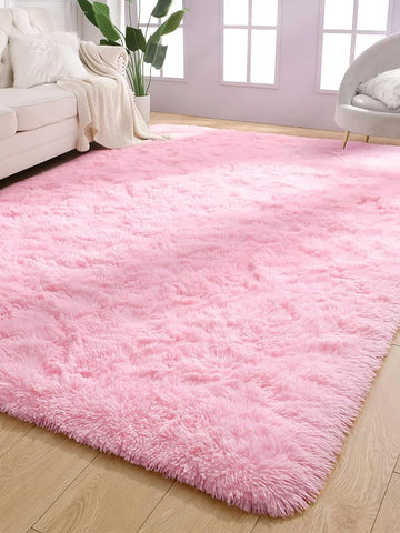 Navak Teppich Plüschteppich für Wohnzimmer, groß, weiß, weich, flauschig, Schlafzimmer, dicke Bodenmatte, Jugendzimmer, Heimdekoration