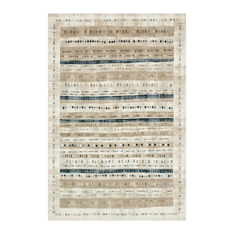 Navak Carpet Bohemian Persisch inspirierter Teppich für Wohnzimmer und Schlafzimmer, ethnisches Stammesdesign, weiche, rutschfeste Bodenmatte