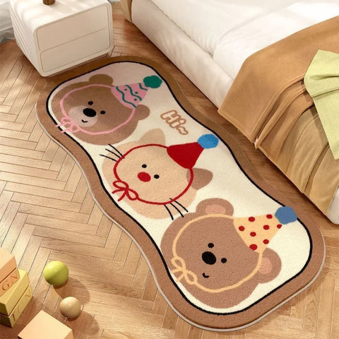 Navak Carpet Retro Carpet Cartoon Dog Shape Floor Mat Dachshund Floor Carpet Anti-slip Living Room Carpet Kitchen Floor Mat Entrance Doormat
