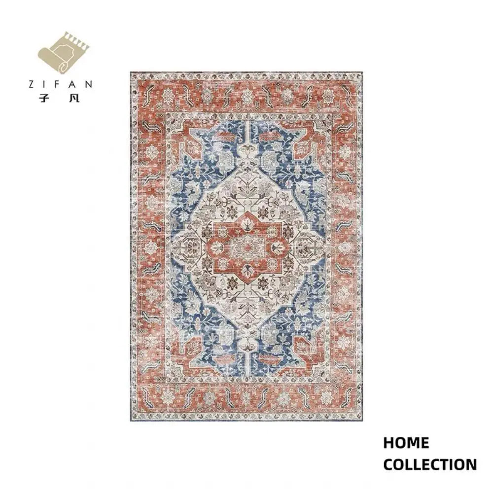 Navak Carpet Exclusive PicksRetro Carpet For Bedroom, Living Room, Sofa, Coffee Table And Cushion - Bohemian Ethnic Style - Home Blanket