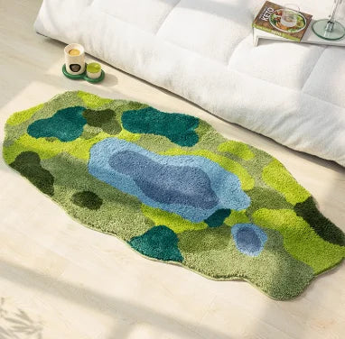 Navak Teppich, nordischer Stil, Schlafzimmer-Dekor, Teppich, Zuhause, flauschiger, weicher Teppich, unregelmäßige Formen, Teppiche für Wohnzimmer, dicke Plüsch-Bodenmatte am Bett