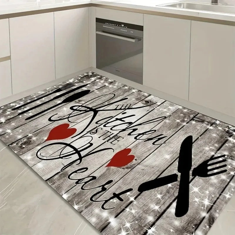 Navak Carpet 1PC Küchenteppich mit Charaktermuster, rutschfeste Fußmatten für Zuhause, Pop-Design, Badezimmerteppiche, Badematte, Teppich für Waschbecken, Wäschedekor