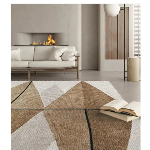 Navak Carpet Exclusive Picks Leichter Luxus-Vliesteppich im skandinavischen Stil für Wohnzimmer, Schlafzimmer, Nachttisch, rutschfest, dekorativer Heimteppich
