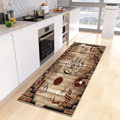 Navak Teppich Küche Bodenmatte Flur Eingang Fußmatte Home Wohnzimmer Kinder Schlafzimmer Dekoration Langer Teppich Badezimmertür Anti-Rutsch Fußteppich