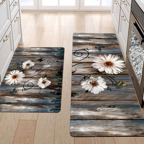 Navak Carpet 1PC Küchenteppich mit Charaktermuster, rutschfeste Fußmatten für Zuhause, Pop-Design, Badezimmerteppiche, Badematte, Teppich für Waschbecken, Wäschedekor