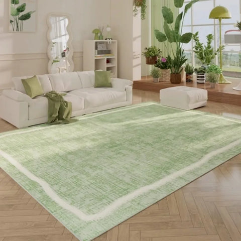 Navak Carpet Exclusive Picks Sommerliche, einfache geometrische Antifouling- und Antistatik-Fußmatten, pflegeleicht, für Wohnzimmer, Schlafzimmer, Flanellteppich, Heimdekoration