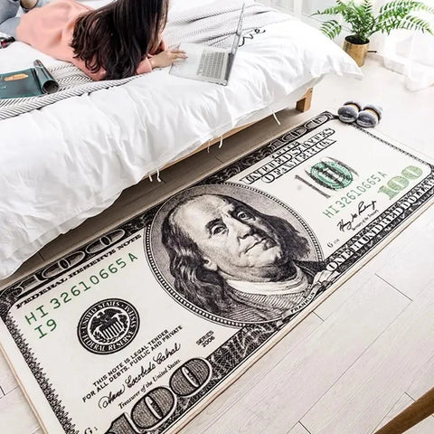 Navak Carpet USA Dollar Design Carpet for Living Room Home Decor Kitchen Hallway Balcony Rugs Bathroom Anti-slip Floor Mat Entrance Doormat