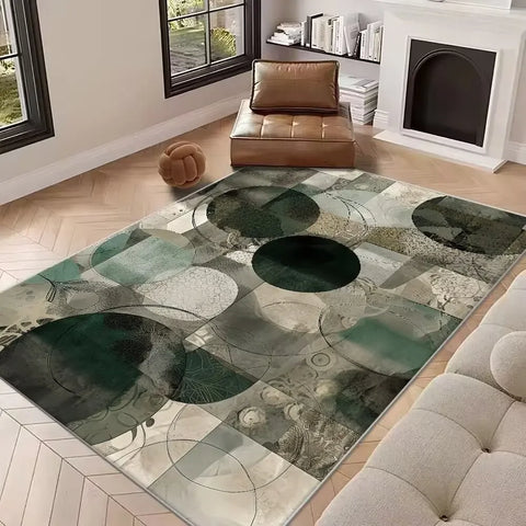 Navak Teppich, neuer abstrakter Teppich für Wohnzimmer, nordische Dekoration, Heimsofa-Teppiche, geometrisches Schlafzimmer, Nachttisch, weiche Bodenmatte, rutschfest