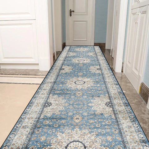 Navak Teppich im persischen Stil, Wohnzimmerteppich, langer Flurteppich, rutschfeste Treppendekoration, Läuferteppich, Küchenmatte, Größe individuell