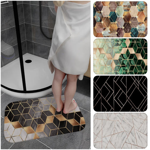 Navak Teppich Geometrie Lange Teppiche Nordischen Stil Home Fußmatte Badezimmer-WC-Matten Schlafzimmer Moderne Wohnkultur