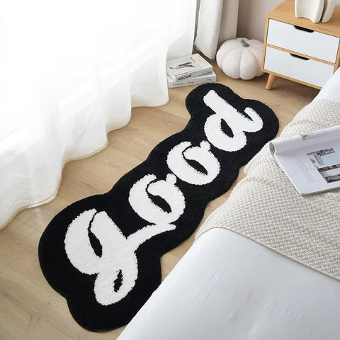 Navak Carpet Exclusive Picks Modischer Alphabet-Läuferteppich, isolierte und warme Heimdekoration, Nachttischvorleger für Schlafzimmer, Flur und Flur