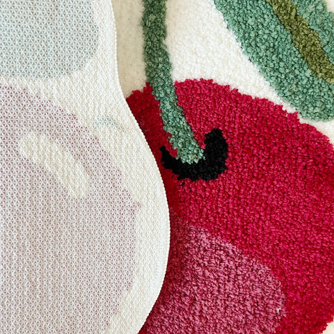 Navak Carpet Pink Cherry Super Soft Handmade Tufting Rug Kid Room Decoration Salon Thick Pile Rug Irregular Carpet For Living Room Home Decor