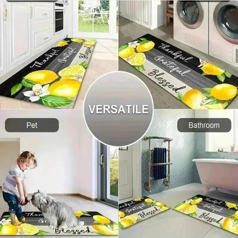 Navak Carpet 1PC Küchenteppich mit Charaktermuster, rutschfeste Fußmatten für Zuhause, Pop-Design, Badezimmerteppiche, Badematte, Teppich für Waschbecken, Wäschedekor