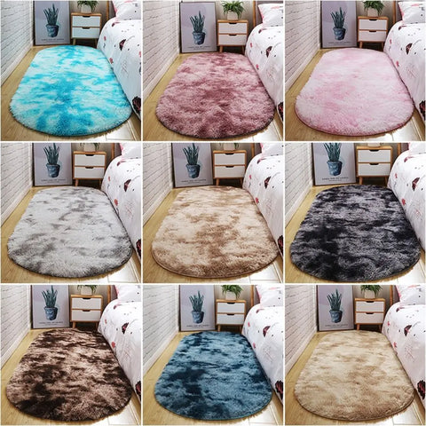 Navak Carpet Batik-Teppich, neuer, rutschfester Woll-Imitat, Langhaar-Teppich, Bodenschutz, Schlafzimmermatten, Kunstpelz, Schaffell, weiche Teppiche