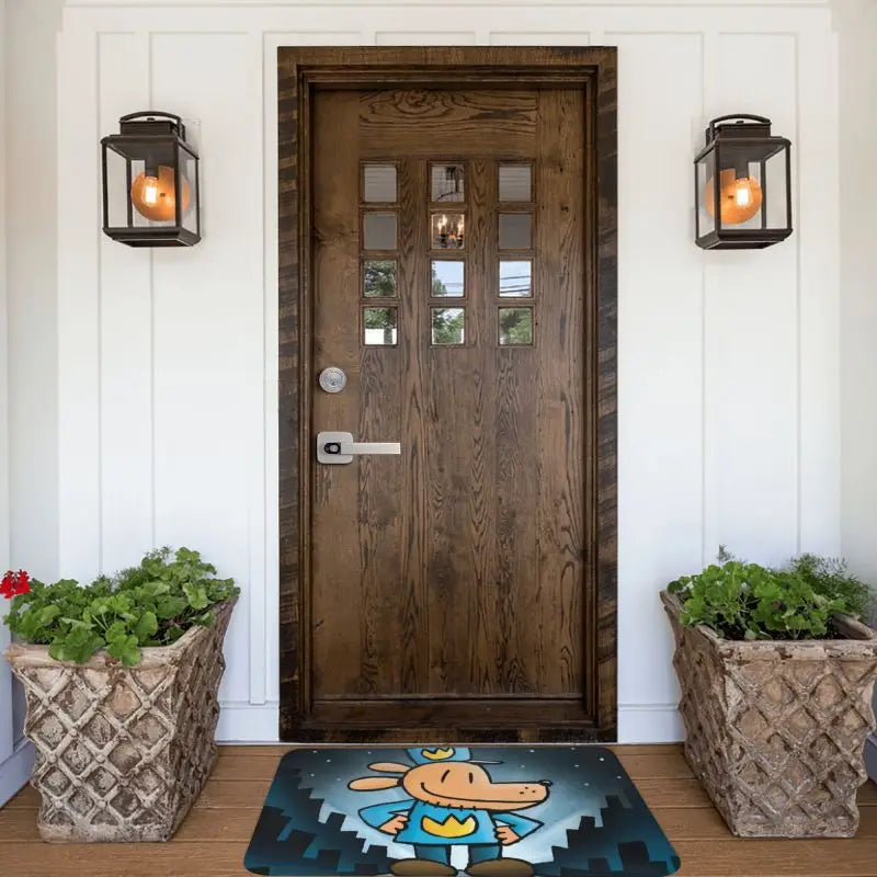 Navak Carpet Custom Dogs Man Fußmatte Matte Anti-Rutsch Bad Küche WC Teppich Teppich 40 * 60cm