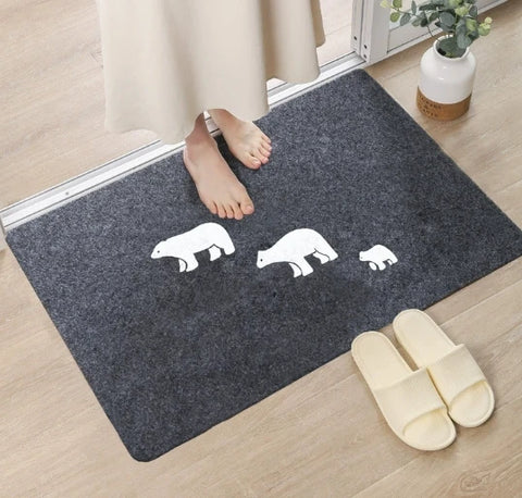 Navak Teppich, solide, Willkommens-Fußmatten für den Eingangsbereich, Teppiche für Zuhause, Bad, Wohnzimmer, Boden, Treppe, Küche, Flur, rutschfester Teppich