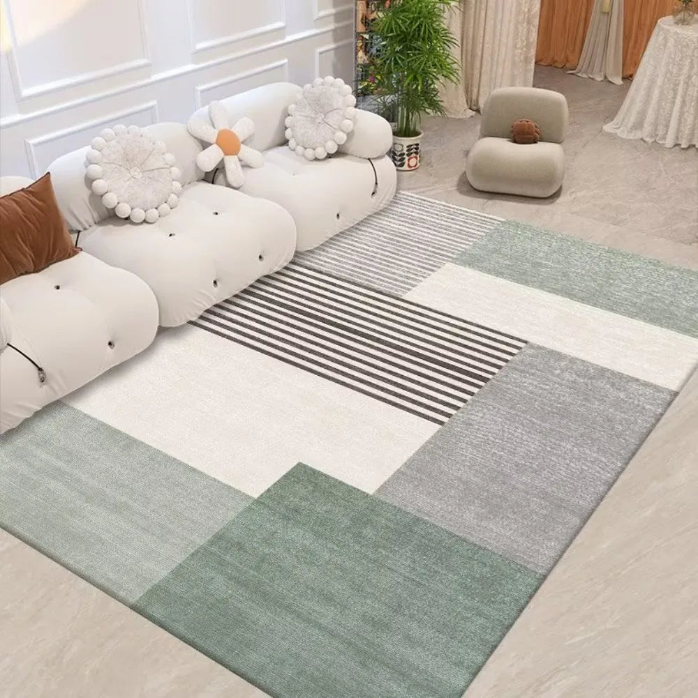 Navak Carpet Exklusive Auswahl Skandinavischer Stil Geometrischer Teppich Wohnzimmer Arbeitszimmer Tragbares Design Modernes Heimstudio Ins Style Space