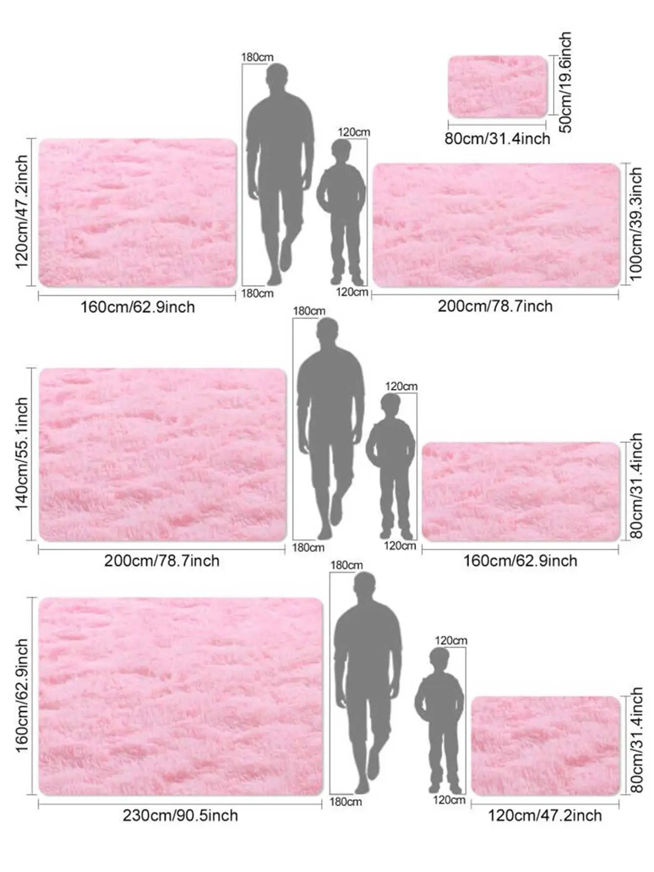 Navak Teppich Rosa Schlafzimmer Teppich Für Kinderzimmer Niedliche Mädchen Boden Weiche Matte Wohnzimmer Dekoration Weiß Flauschige Große Kinder Nachttisch Teppiche