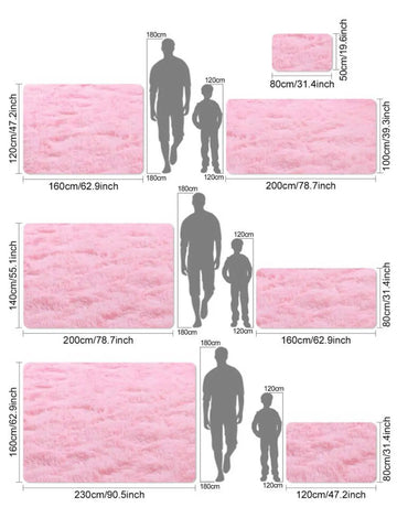 Navak Teppich Rosa Schlafzimmer Teppich Für Kinderzimmer Niedliche Mädchen Boden Weiche Matte Wohnzimmer Dekoration Weiß Flauschige Große Kinder Nachttisch Teppiche