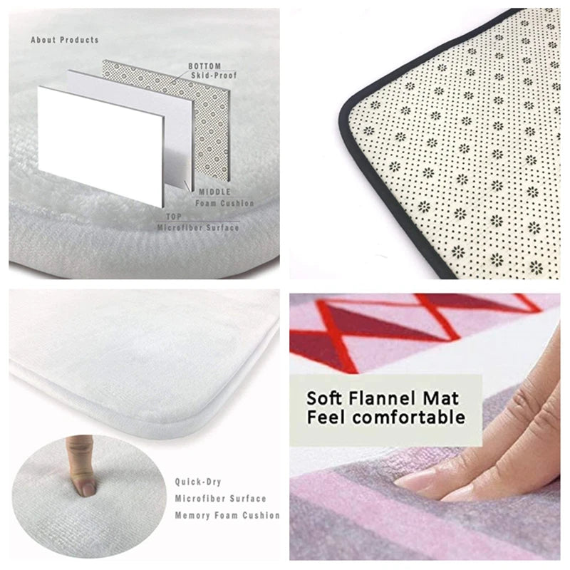 Navak Teppich Nordischer abstrakter Teppich für Wohnzimmer, luxuriös, leicht zu reinigen, Heimdekor, Teppich für Schlafzimmer, waschbar, Waschraum, Bodenmatte, Ковер Tapis 러그