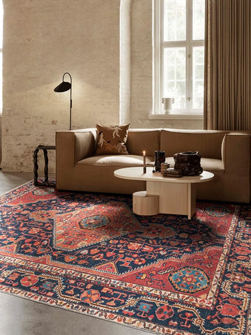 Navak Teppich im persischen Stil, Wohnzimmer, große Flächen, Teppiche, Retro, Schlafzimmer, Nachttisch, Dekoration, Teppich, weicher Garderobenteppich, bequeme Balkonteppiche